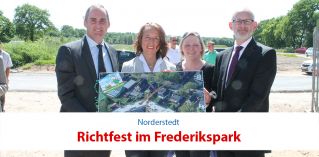 Stadtquartier „Frederikspark” feierte Richtfest 