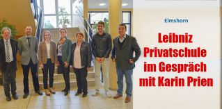 Leibniz Privatschule im Gespräch mit Karin Prien, CDU